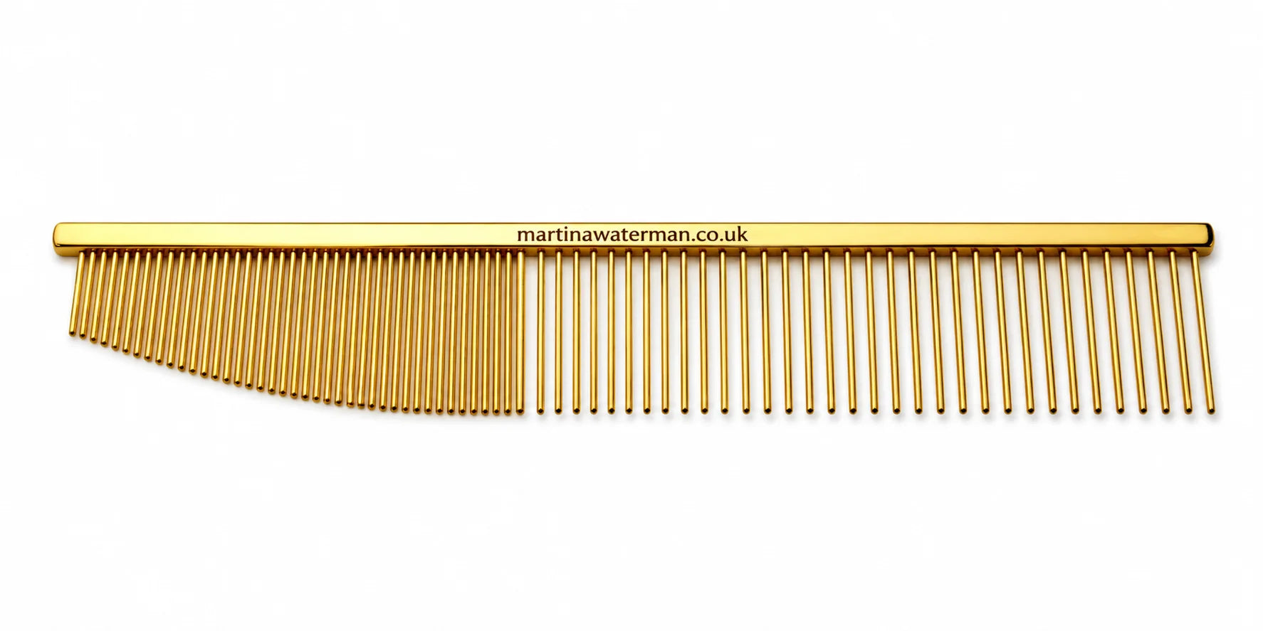 Martina Waterman Signature Dog Comb in gold